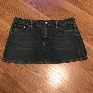 Calvin Klein Denim jean Mini Skirt